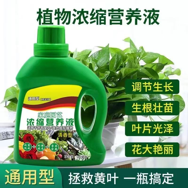 超浓缩植物营养液花肥通用化肥料家用绿植盆栽绿萝叶黄万能富贵竹
