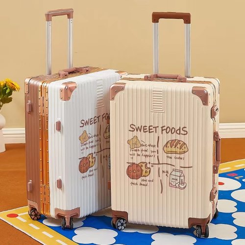 2024新款女行李箱印花大容量