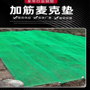 三维植被网聚丙烯加筋麦克垫河道治理护坡固土网垫土工网垫绿滨垫