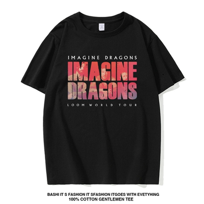 Imagine Dragons演唱会应援周边梦龙乐队LOOM同款短袖t恤男女衣服
