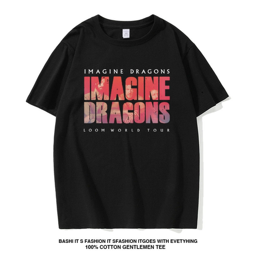 Imagine Dragons演唱会应援周边梦龙乐队LOOM同款短袖t恤男女衣服
