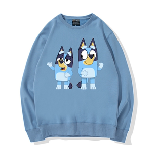 加厚上衣女童秋冬装 布鲁伊童装 男童卫衣儿童长袖 新款 狗狗2025春季