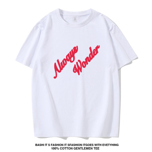 我们的秘密Lingorm邝玲玲同款宽松短袖T恤女Always Wonder上衣服