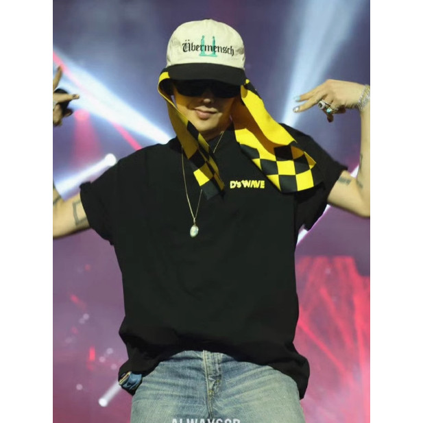 权志龙GD同款姜大声演唱会应援周边男女情侣衫纯棉短袖T恤上衣服