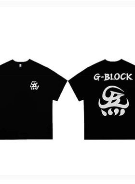 GBLOCK炁衣服仁义茶楼联名CYPHER功夫胖刘聪gai演唱会周边短袖T恤