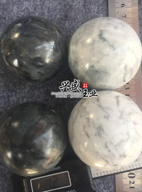 玉石手球手拿实心大理石保健球 圆球锻练手指灵活老人健身康复球