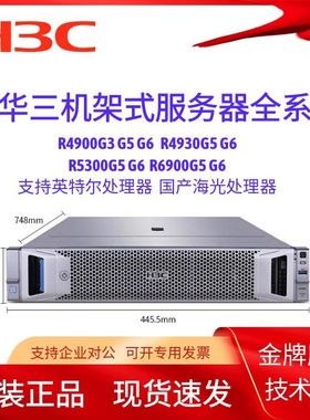 H3C新华三R4900G3 G5 G6 R4930G5 G6 R5300G5 G6  2U机架式服务器
