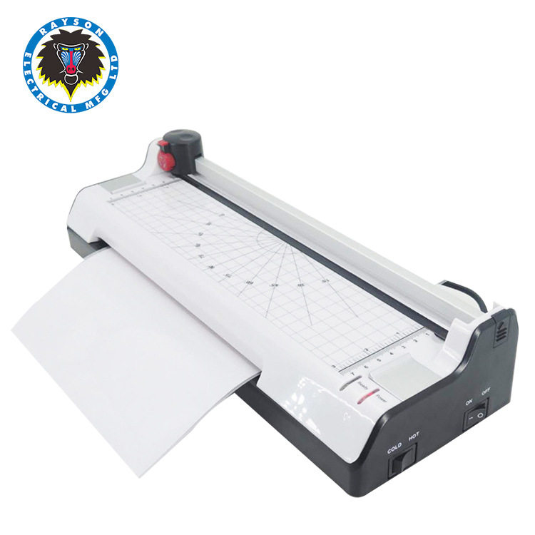 跨境供应塑封机三合一 可切割照片过塑机 a4卡纸雷盛覆膜机lm-288