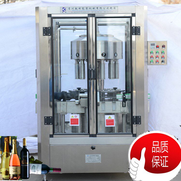 葡萄酒酿造设备 红酒灌装设备 750毫升葡萄酒冲瓶灌装打塞生产线