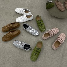 风莉雅 韩版设计款平底运动休闲鞋单鞋玛丽珍鞋时尚蝴蝶结圆头女