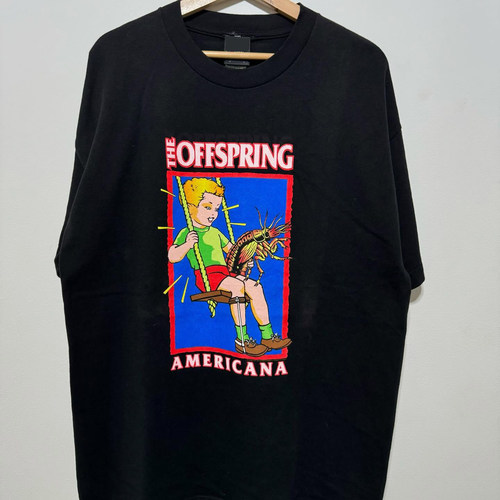 精选好物推荐后裔乐队The Offspring周边童趣画风经典风格短袖T恤