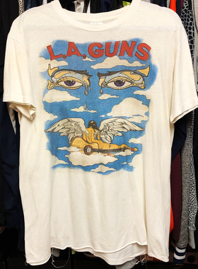 L.A. Guns Ballad Of Jayne欧美重金属摇滚乐队短袖男女情侣T恤衫