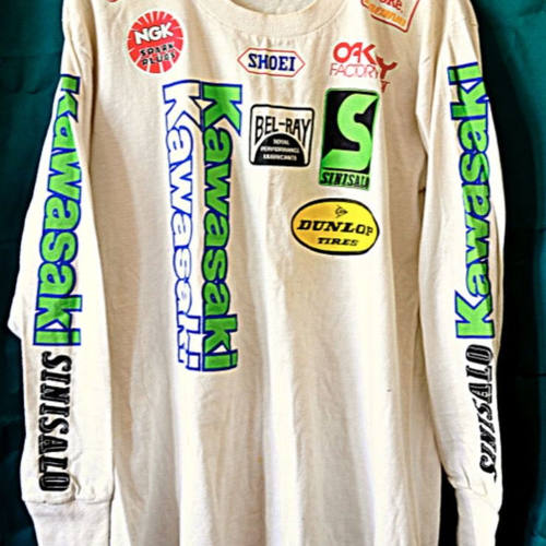 精选好物推荐  赛车服饰机车风嘻哈宽松上衣美式街头宽松长袖T恤