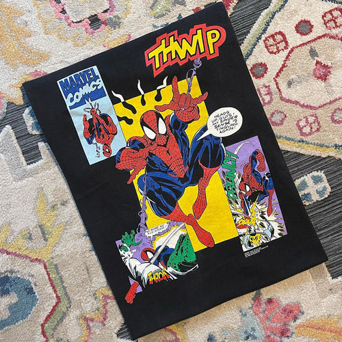 Cool Spider Man Marvel superheroes T-shirt男女限定款短袖t恤