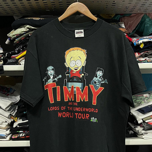 Timmy south park 2000美式卡通款情侣宽松男女T-shirt短袖t恤