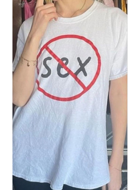 精选好物推荐！反叛标语符号小众独特创意设计感宽松男女短袖t恤