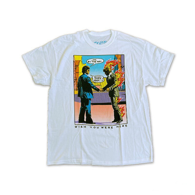 精选好物推荐 Pink Floyd英国传奇摇滚乐队美式漫画画风短袖T恤