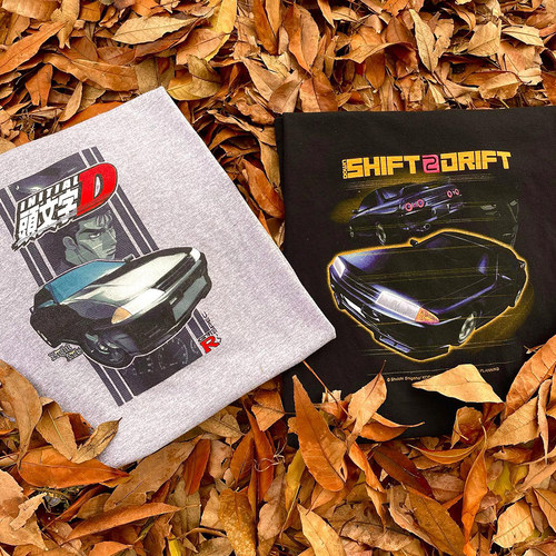 Initial D Night Kids头文字D vintage anime T-shirt短袖t恤