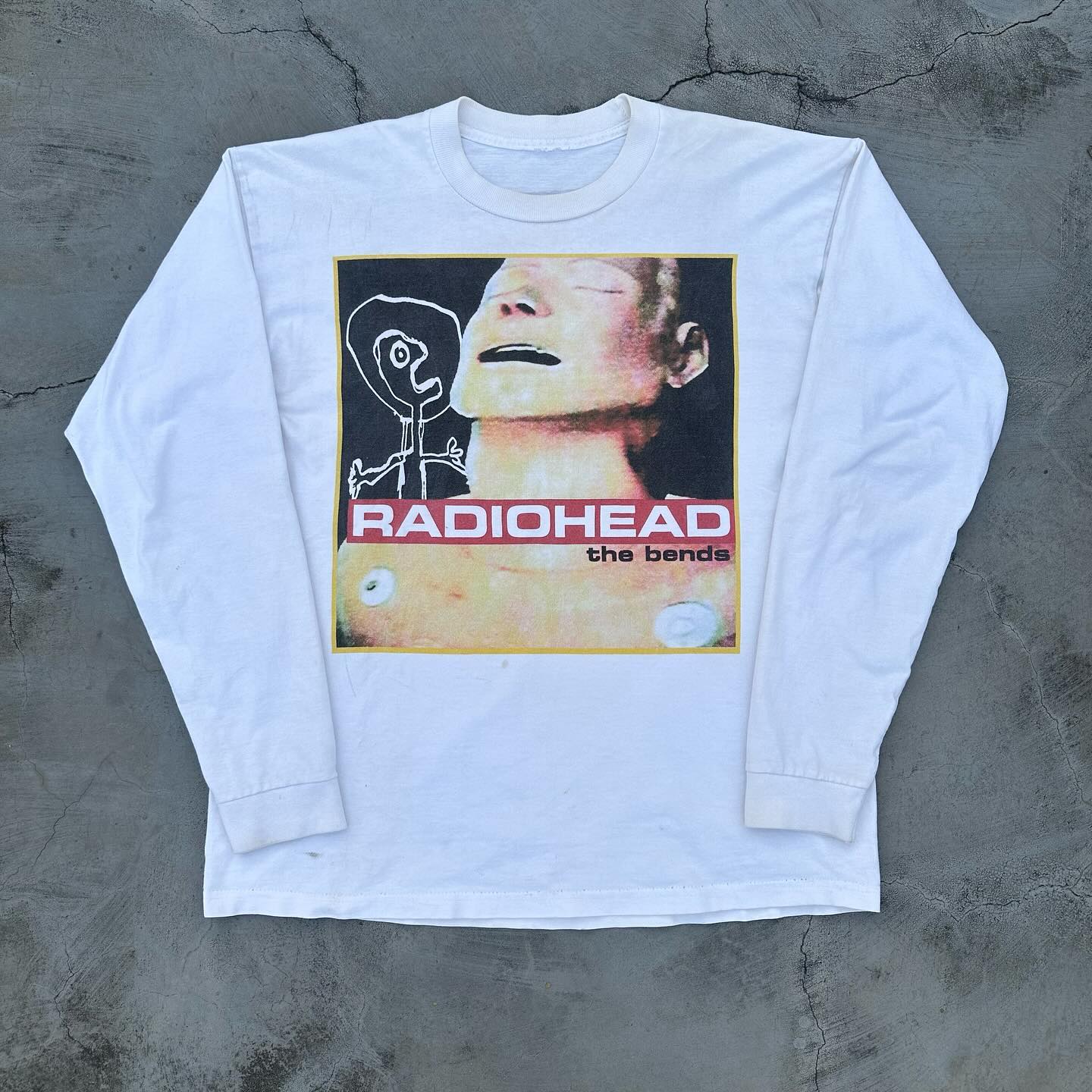 精选好物推荐 电台司令Radiohead美式vintage摇滚设计男女长袖t恤