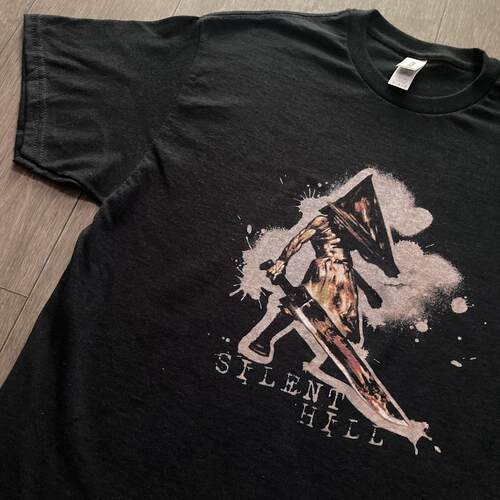 精选好物推荐 寂静岭Silent Hill恐怖游戏氛围感暗黑设计短袖t恤