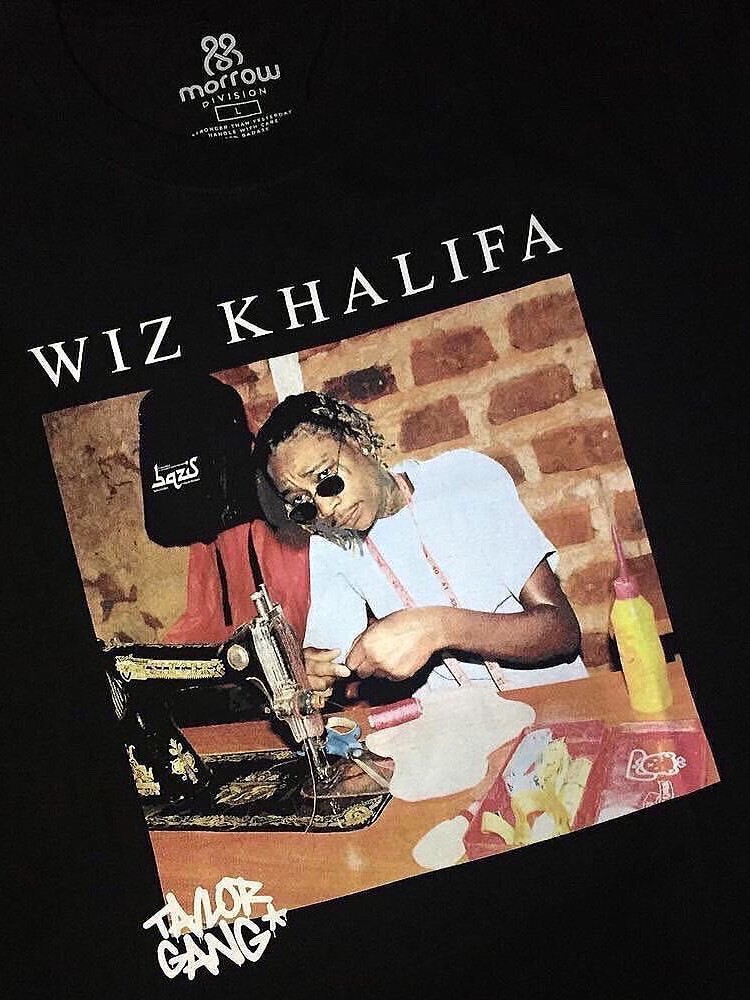 WIZ KHALIFA 위즈 칼리파 레이퍼 힙합 힙합 랩 트렌드 남성 여성 반팔 티셔츠