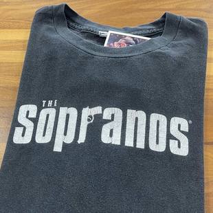 精选好物推荐 The Sopranos黑道家族美式复古暗黑元素小众短袖T恤