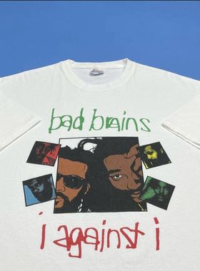 精选好物推荐 bad brains美式硬核朋克乐队oversize男女款短袖t恤