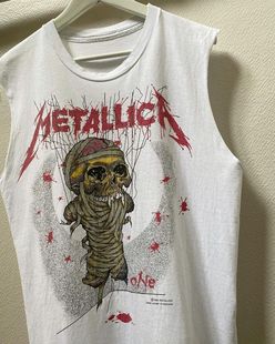 METALLICA乐队摇滚ins潮牌oversize无袖T恤背心高街穿搭嘻哈小众