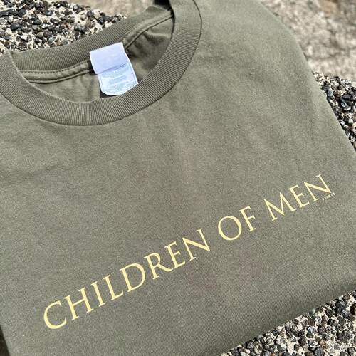 精选好物推荐  Children of Men设计感小众慵懒风短袖T恤字母设计