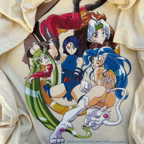 Vixens & Virtues Large size经典日漫 oversize T-shirt短袖t恤