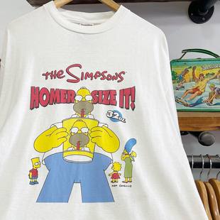 t恤 卡通怀旧辛普森Simpson宽松男女情侣短袖 精选好物推荐 美式