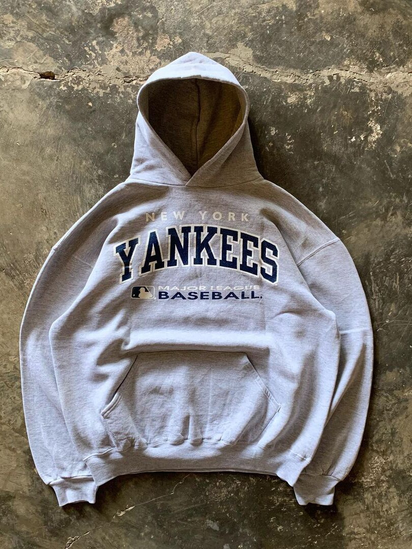 OLDSCHOOL 미국 대학 스타일 복고풍 메이저 리그 야구 헤비 후드 티셔츠 루즈 BF