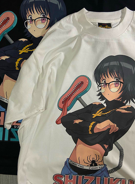 Hunter x hunter全职猎人小滴同人款large size T-shirt短袖t恤
