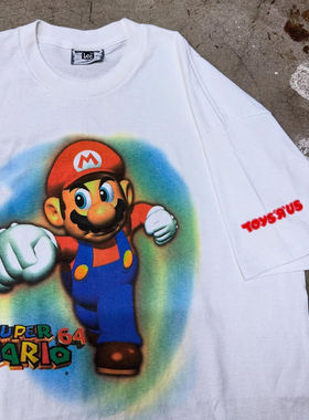 精选好物推荐！动漫马里奥viber宽松短袖T恤超级玛丽短袖T恤