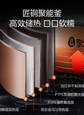 美.的MB-AFB5052R/4052R电饭煲家用聚能釜智能预约4升5升电饭锅