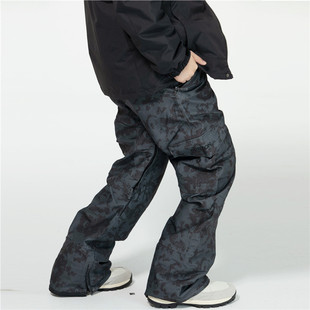 伯顿burton滑雪裤 防水防风透气  单双板 宽松滑雪裤情侣款 雪裤