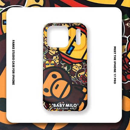 潮牌17钢铁侠联名款17ProMax欧美15PM猿人适用于iPhone16Pro苹果13PM全包14防摔16大孔12PM软壳12保护壳16PRO