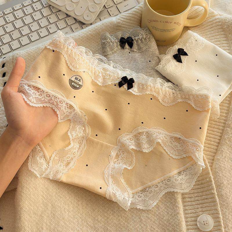 10A奶油风纯棉内裤甜美可爱