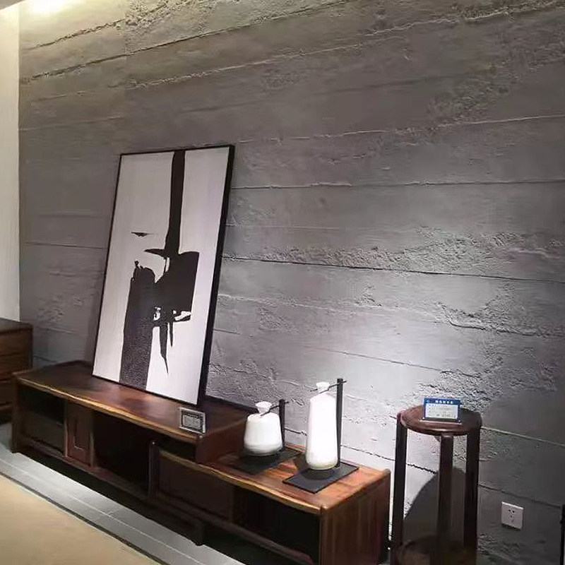 水泥简约背景墙水泥板