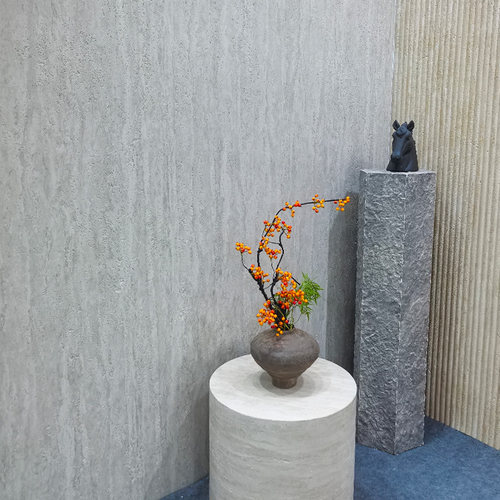 软瓷柔性打印洞石板背景墙装饰板饰面板石材文化石可弯曲软石室外