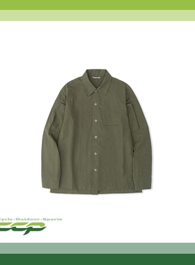 CCP 实体现货 机能长袖 日本 骑行户外 舒适宽松纯色口袋工装衬衫