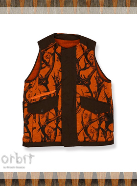 Norbit 实体现货 日本 山系机能 户外露营 秋冬印花图案加绒马甲