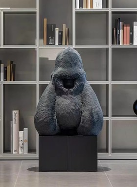 Speaker David I 大卫猿蓝牙音箱短毛绒版橄榄绿限量音箱艺术摆件