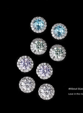 Ab | 小灯泡 | 组合华子爆闪免摘316L钛钢耳钉耳垂钉耳骨钉