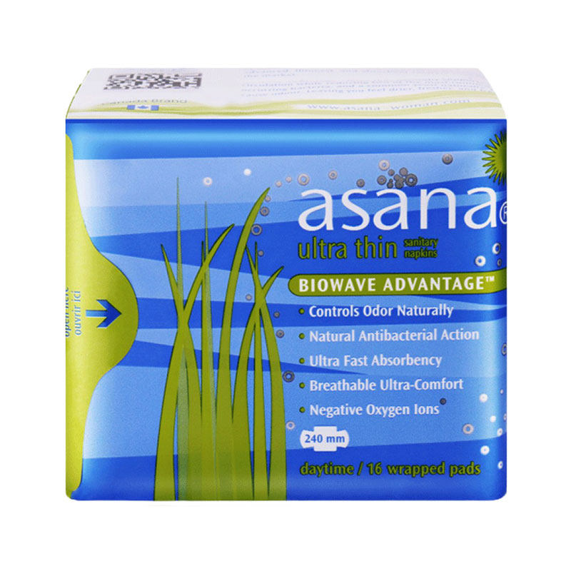 【日用16片】阿莎娜(Asana)超薄棉面卫生巾240mm加拿大原装进口使用感如何?