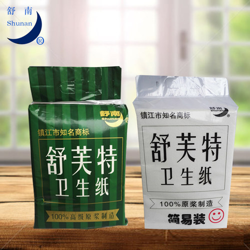 舒南高级原浆平板卫生纸加韧