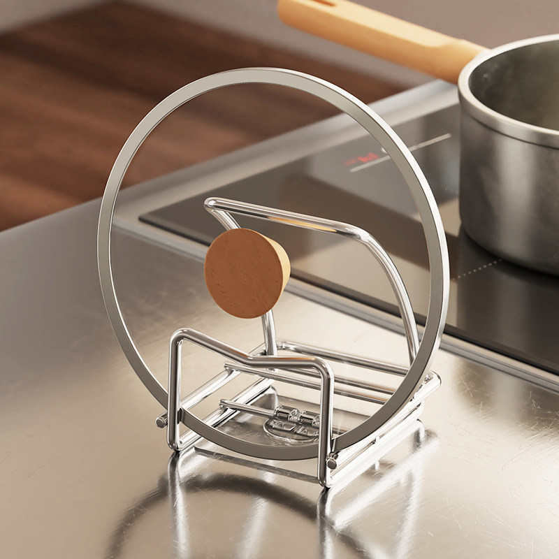 厨房304不锈钢锅盖架子台面坐式菜板砧板案板放置架器大号收纳架,厨房/烹饪用具,锅盖架/锅盖收纳垫,淘宝优惠券,粉丝福利购,淘宝优惠卷
