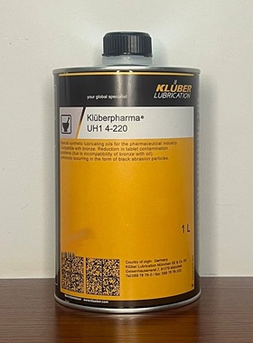 克鲁勃 Kluberpharma UH1 4-220 制药行业专业合成润滑油原装正品