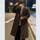 上市 新款 2026春季 青少年韩版 百搭锁棉过膝毛呢大衣 时尚 精品