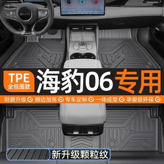 专用比亚迪海豹06DMI/GT脚垫TPE全包围07DMI海豹EV汽车用品地毯新